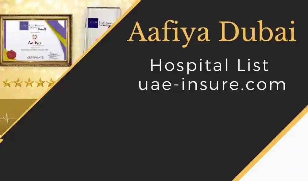 Aafiya Insurance Hospital List in Dubai