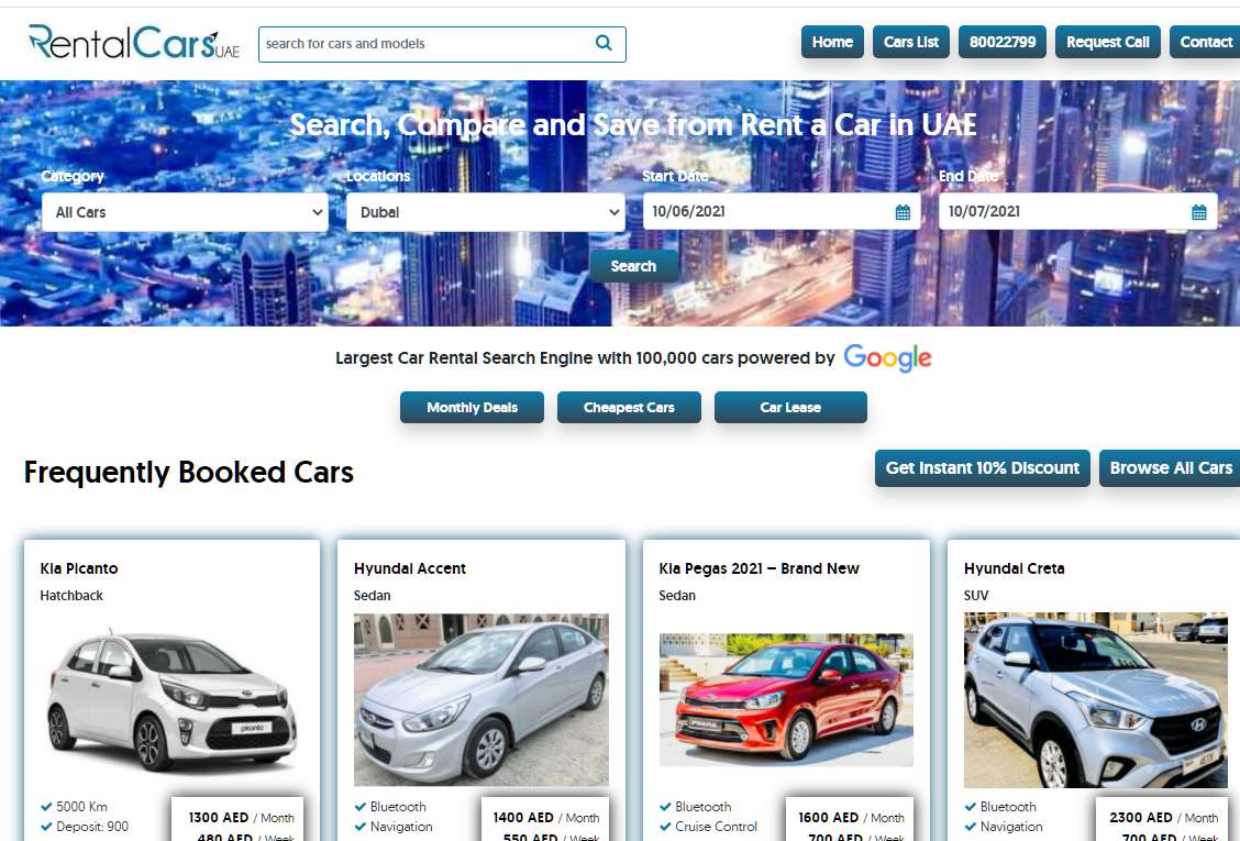 best rent a car company in dubai